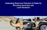 Estimating Reservoir Potential of  Wadis  by Waveform Inversion and  Land Streamers