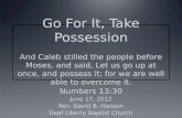 Go For It, Take Possession
