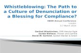 Whistleblowing: The Path to a Culture of Denunciation or a Blessing for  Compliance?