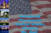 Advanced Placement United  States History Mr. Hall  Room 2312