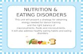 NUTRITION &  EATING DISORDERS