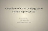 Overview of OSM Underground Mine Map Projects
