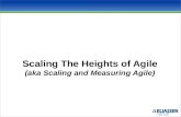 Scaling The Heights of Agile (aka Scaling  and Measuring Agile)