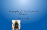 Biography of Juan  Carreno  de Miranda