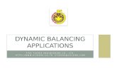 Dynamic balancing applications