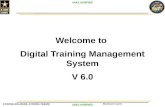 Welcome to  Digital  Training Management  System V 6.0