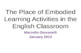 The Place of Embodied Learning Activities in the English Classroom