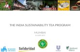 THE INDIA SUSTAINABILITY TEA PROGRAM