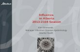 Influenza  in Alberta 2013-2104 Season