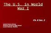 The U.S. in World War I