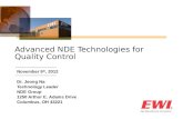Advanced NDE Technologies for Quality Control