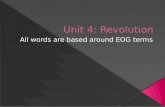 Unit 4: Revolution