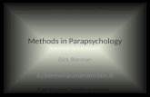 Methods in Parapsychology