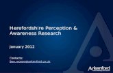 Herefordshire Perception & Awareness Research