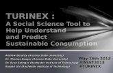 TURINEX :  A Social Science Tool to  Help Understand  and Predict  Sustainable Consumption