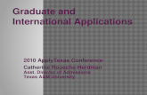 Graduate  and International  Applications