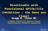 Bivalirudin with Provisional GPIIb/IIIa Inhibition – the Data are Clear!