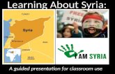 Learning About Syria: