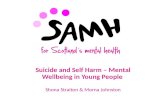 Suicide and Self Harm – Mental Wellbeing in Young People  Shona Straiton & Morna Johnston