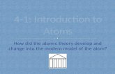 4-1: Introduction to Atoms