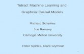 Tetrad: Machine Learning and  Graphcial  Causal Models