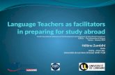 Language Teachers  as  facilitators  in  preparing  for  study abroad