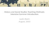 History and Social Studies Teaching Methods: Intensive Summer Introduction