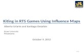 Kiting in RTS Games Using Influence Maps