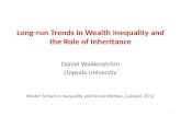 Long-run Trends in Wealth Inequality and the Role of Inheritance