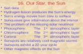 16. Our Star, the Sun