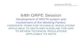 Informal document GRPE-64 -08 (64 th  GRPE, 5-8 June 2012, agenda item 14a )