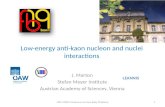 Low- energy  anti- kaon nucleon and nuclei interactions