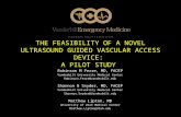 THE FEASIBILITY OF A NOVEL ULTRASOUND GUIDED VASCULAR ACCESS DEVICE:  A  PILOT STUDY