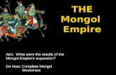 THE Mongol  Empire