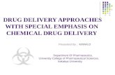 DRUG DELIVERY APPROACHES WITH SPECIAL EMPHASIS ON CHEMICAL DRUG DELIVERY