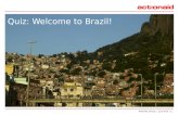 Quiz: Welcome to  Brazil!