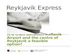 Is a train between Keflavik Airport and the centre of Reykjavik a feasible option?
