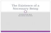 The Existence of a Necessary Being