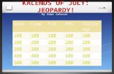 Kalends  of July: Jeopardy!