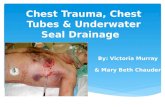 Chest Trauma, Chest Tubes & Underwater Seal Drainage