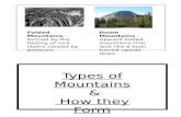 Types of Mountains  &  How they Form