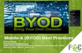Mobile  & (BYOD)  Best Practices