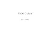 Tk20 Guide
