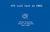 HTS coil test at  CNRS