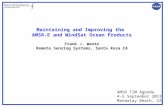 Maintaining and Improving the  AMSR-E and WindSat Ocean Products Frank  J.  Wentz