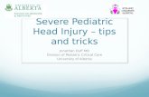 Severe Pediatric Head Injury – tips and tricks