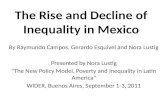 The Rise and Decline of Inequality in Mexico