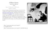 Gillian Ayres  tachisme  ( taʃism ) style