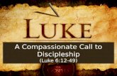 A Compassionate Call to Discipleship (Luke 6:12-49)