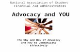 Advocacy and YOU